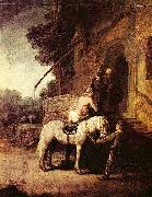 Rembrandt van rijn The Good Samaritan Germany oil painting artist
